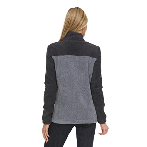 Swiss Alps Womens Lightweight Full-Zip Polar Soft Fleece Jacket Long-Sleeve Outdoor Coat with Pockets for Fall Winter4