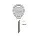 ILCO New Uncut Blank Transponder key Compatible with Chrysler & Mitsubishi Y164-PT 