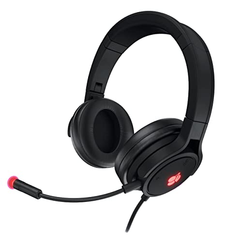 CHERRY HC 2.2, Kabelgebundenes Headset für Gaming & Multimedia mit 50-mm Treiber, 7.1 Surround Sound, abnehmbares Mikrofon, schwarz
