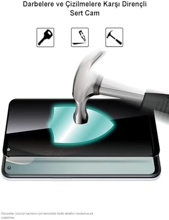 KZY İletişim Samsung Galaxy S25 FE ile Uyumlu Tam Kaplayan Privacy Hayalet Temperli Ekran Koruycu Cam - Görsel 5