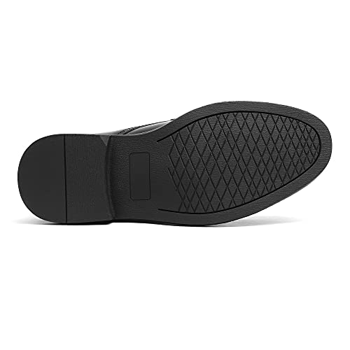 Bruno Marc B215-4A7X301-G12KM-120F106122 Boy’S Dress Oxford Formal Shoes,Size 3 Little Kid,Black,Sbox211K thumb #5