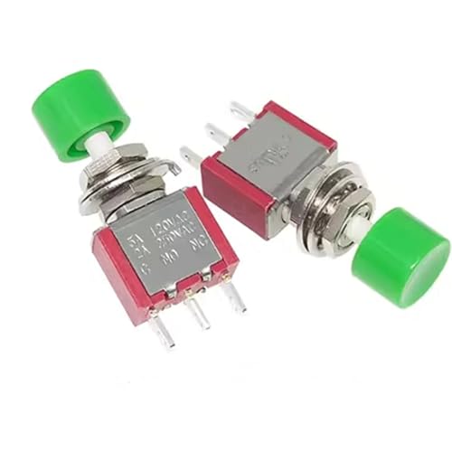 Interruptor momentáneo 3 pin mini push button switch ON-(ON) 6mm 2A 250VAC 2