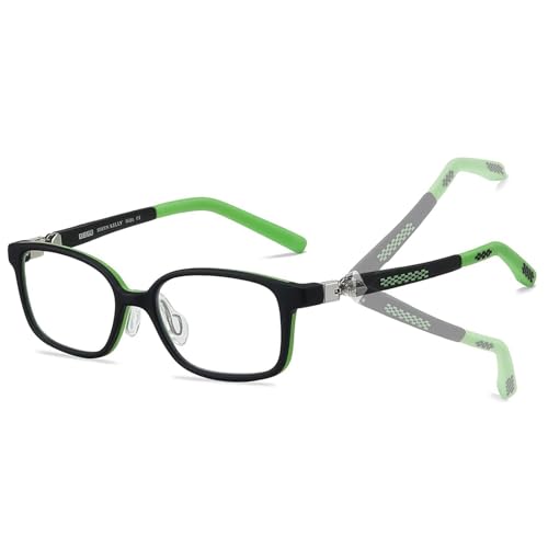 Image of Kids Blue Light Blocking Glasses Boys Girls 360 Hinges Spin Silicone Frame CR39 Lens Computer Gaming Eyewear