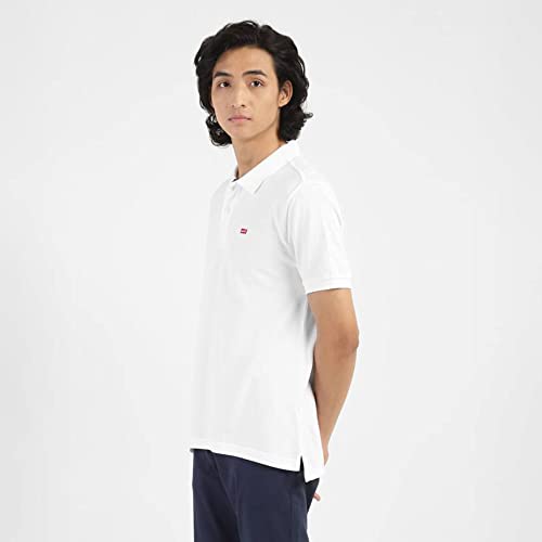 Image of Levi's Men's Cotton Solid Regular Fit Polo Shirt