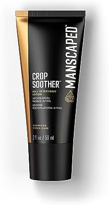 MANSCAPED® Crop Soother™ Groin Grooming Aftershave Lotion - Infused with Aloe, Colloidal Oats, Shea, Cocoa Seed Butter, Safflower Oil for Soothing & Relief