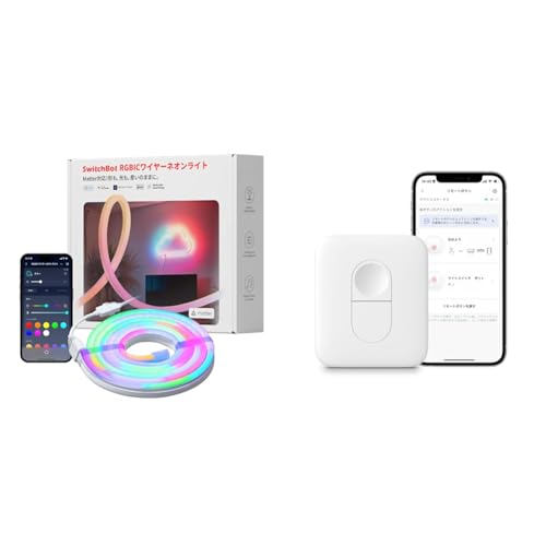 SwitchBot RGBIC C[ lICg [g{^ ^b` - SwitchBotfoCXɑΉ {^ŕfoCX uꏊR u {^ Google Home IFTTTCtgSiri Smart