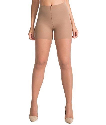 SPANX Luxe Leg Sheers Medium Control Pantyhose, B, Nude 4