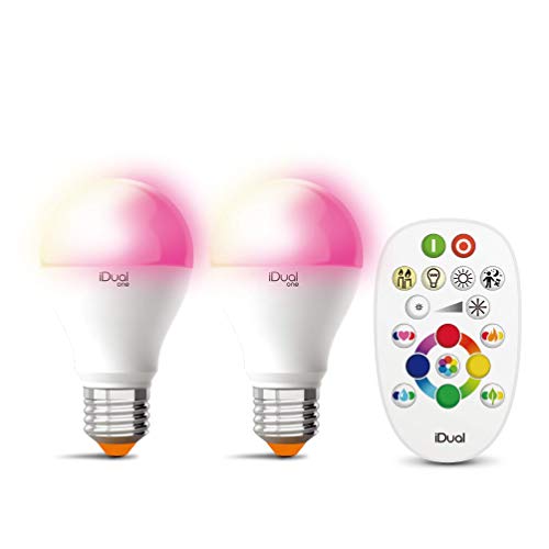 JEDI LIGHTING iDual One E27 GL H 2St. INKL. FB