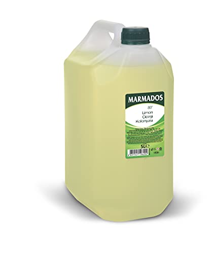 Marmara Marmados Lemon Cologne (5000ml) Eau de Cologne | After Shave | Rasierwasser | Zitronenduft | Kölnischwasser Vorratspack Friseur