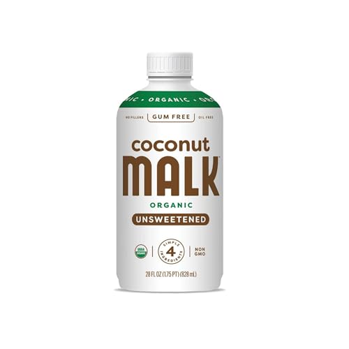 Malk Organic Unsweetened Coconut Milk, 28 FZ