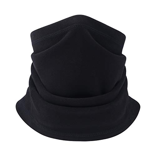 THINDUST Fleece Neck Warmer - Winter Thicken Neck Gaiters for Men and Women - Tube Face Mask for Cold Weather