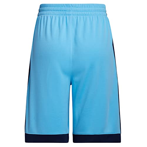 adidas Boys' Little Elastic Waistband Winner Short, Sky Rush, 4