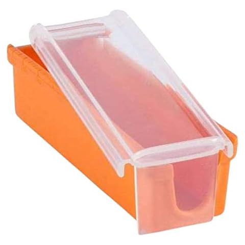 Silicone Butter Keeper with Slicing Blade & Microwave Safe Lid Cover