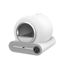 Automatic Litter Box, 2Pcs 65L Automatic Smart Cat Litter Box Self Cleaning Fully Enclosed Pet Tray