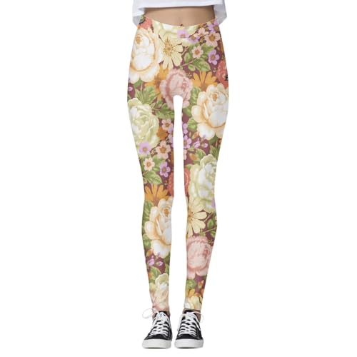 Generisch 2026 Leggings de yoga acampanados de cintura alta para entrenamiento, levantamiento de glúteos, correr, deporte y fitness, multicolor, M