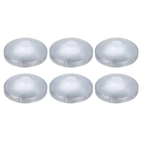 QUARKZMAN 6 Piezas De Tapa Para Poste De Cerca De Cadena De 5-1/2', Tapas Externas Abovedadas De Poste Galvanizadas Con Tapa Redonda Que Se Ajusta A Tubo De 5-1/2' OD Para Partes
