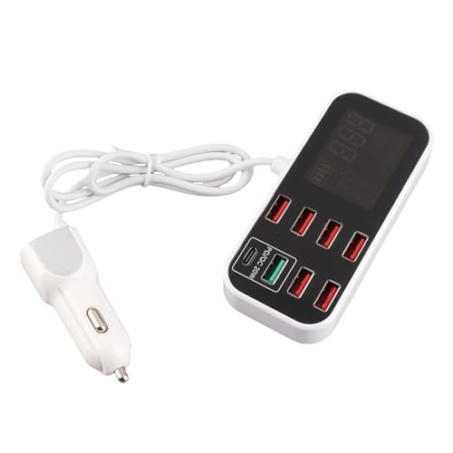 Cargador múltiple para coche Eminchu de 40W que soluciona la falta de puertos USB 3
