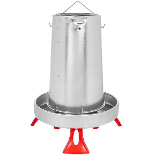 Premier 1 Galvanized Cone Feeder for Chickens & Poultry - 22 lb Capacity (Feeder Only)