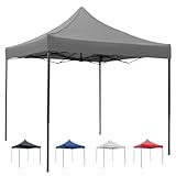 SELECTSHOP Carpa Toldo 3x3M Reforzado Plegable Impermeable Facil Armado Y Transporte para Jardín Casa Exterior Uso Rudo...