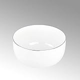  Lambert Serene,Müslischüssel,Fine Bone China, Weiß/Platinr