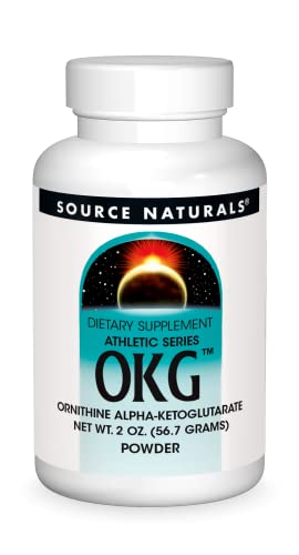 Source Naturals OKG POWDER Ornithine Alpha-Ketoglutarate - Athletic Series, Dietary Supplement - 2 oz