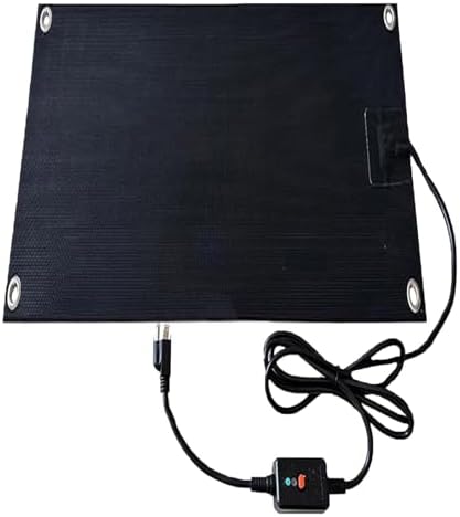 20x60 Inch Heated Snow Melting Mat, No-Slip Rubber Outdoor Walkway Heater, Fast 2 in/h Snow Melting, Safe Ice Removal for Sidewalks & Driveways, Winter Weather Essential