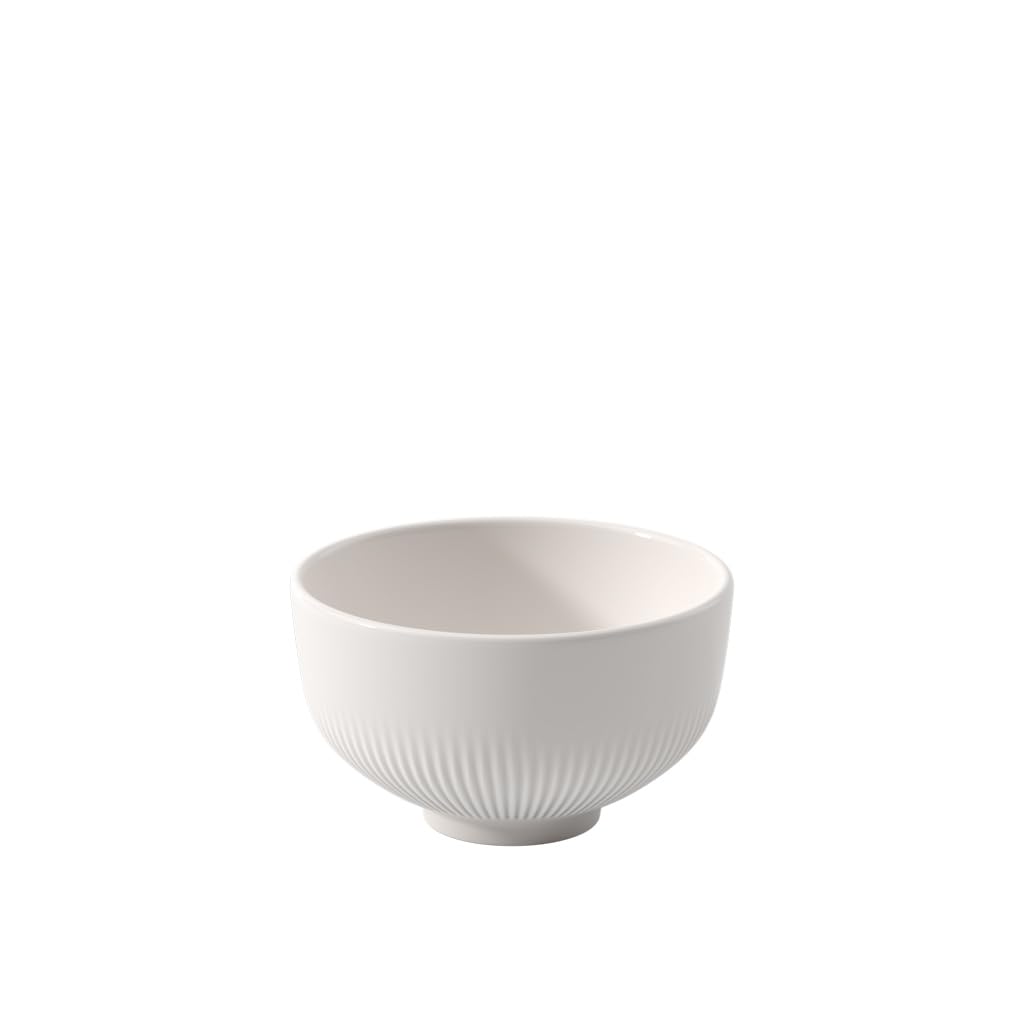 Villeroy & Boch - Afina Bowl for Snacks, dips and sauces, Bowl with Relief, Dishwasher-Safe, Microwave-Safe, Premium Porcelain Made in Germany