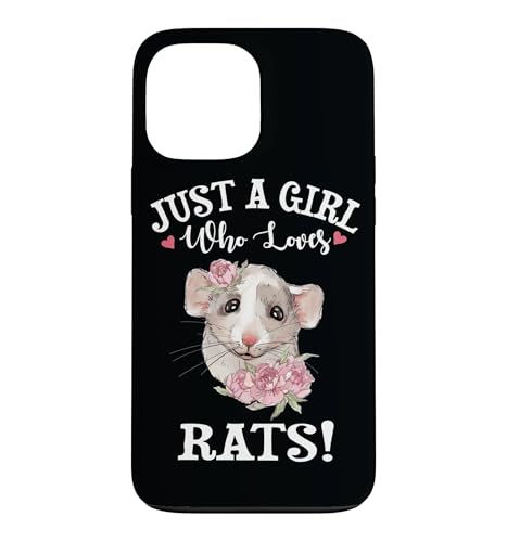 Funny Womens Kids Just A Girl Who Loves Dumbo Ear Rats Lover �X�}�z�P�[�X iPhone 13 Pro Max �p