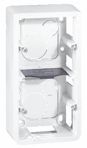 Legrand LEG80282 - Quadro per 2 moduli, montaggio