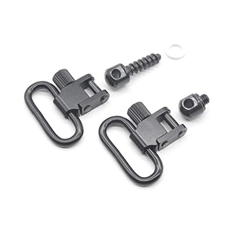 TRIROCK Quick Detach 1.0'' Fore End Band Style Rifle Gun Sling Swivels Mounting Kit Fits Most Lever Action Rifles and MOSSBERG 500 Cover