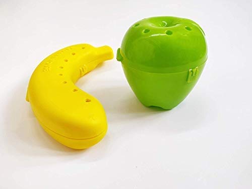 Ketsicart Hn'k Apple and Banana Fruit Storage Holder/Cover/Box Set