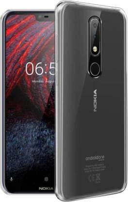 Pinaaki Enterprises Back Cover Case for Nokia 6.1 Plus Back Cover | Best Camera Protection | Slim Soft Back Cover for Nokia 6.1 Plus (Transparent) (B09MJLG64F) Amazon Price History, Amazon Price Tracker