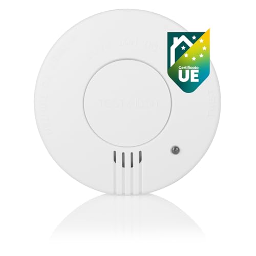 Smartwares Rivelatore di fumo - Sensore fotoelettrico - Aspettativa di vita: 10 anni - Batteria sostituibile per 5 anni - FSM-11516