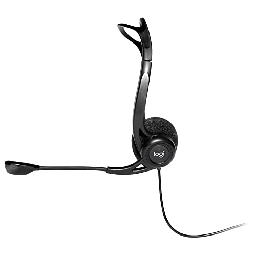 Logitech 960 Casque Filaire Ecouteurs Stéréo avec Micro Anti Parasite USB Poids Léger Commandes Intégrées sur le Cordon PCMacPortable - vue 5