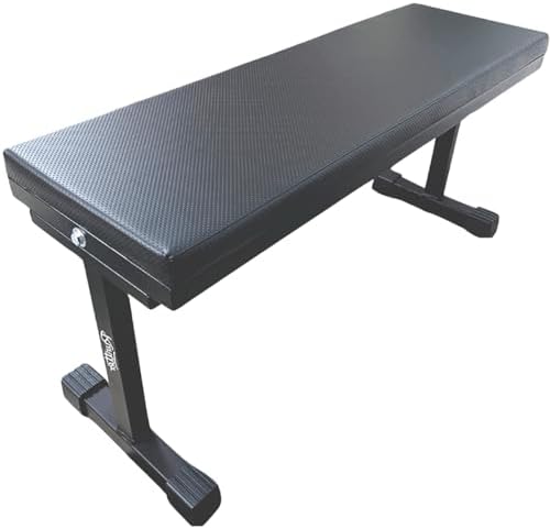 Banco Supino Academia/Musculação: 90x30x42cm, Resistente. Preto!