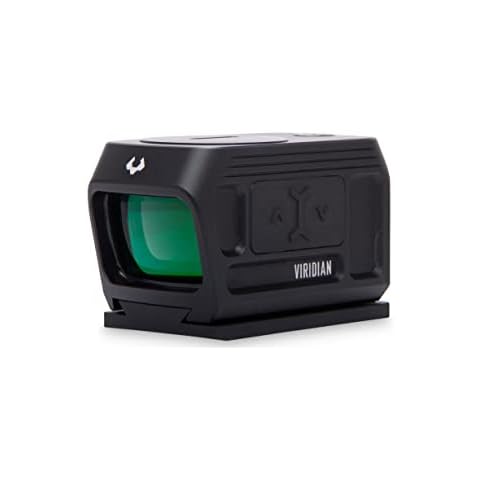 Viridian RFX Closed Emitters, Green Dot Reflex Sights, 3 MOA Dot, Shield RMSc, Docter and RMR Mountings, G Adapter, Includes Picatinny Mount (RFX45- MOS Adapter) Cover