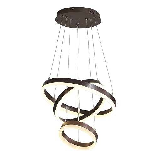 Suspension LED 3 anneaux pour illuminer votre cuisine ouverte et salon design
