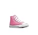 Converse Kids' Chuck Taylor All Star Canvas High Top Sneaker, pink, 5 M US Toddler