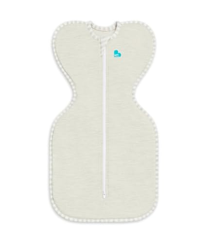 Image of Love To Dream Swaddle UP, Baby Sleep Sack, Twin Zipper for Easy Diaper Changes, Arms UP Position, Hip-Healthy, Lightweight & Breathable, Sleeping Bag, Moderates Ideal Temperature, 1-3 M, Sand Dollar