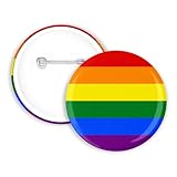  3x Regenbogen Flagge Button 25mm Pride CSD Lgbt Rainbow Badge
