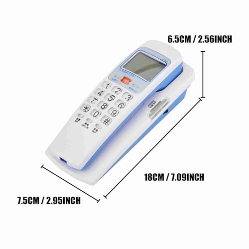 Teléfono con cable Cuifati con identificador de llamadas y control de volumen miniatura 7