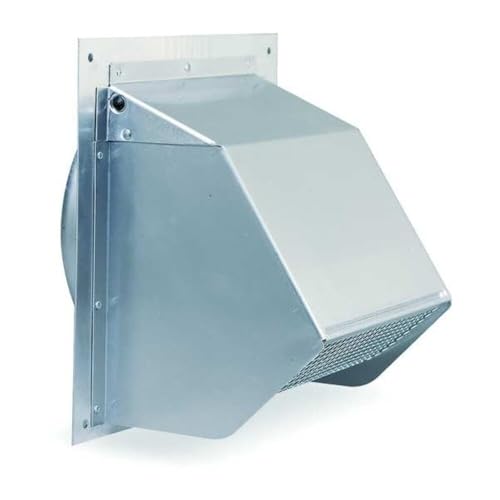 Broan 641 Wall Cap for 6" Round Duct for Range Hoods and Bath Ventilation Fans