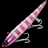 JACKALL(ジャッカル) メタルジグ ルアー 陸式アンチョビミサイル 28g 120mm ピンク/グローストライプ