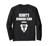 Photo Gallery henry s drinking team - funny groom s bachelor party crew maglia a manica Photo Gallery henry s drinking team - funny groom s bachelor party crew maglia a manica