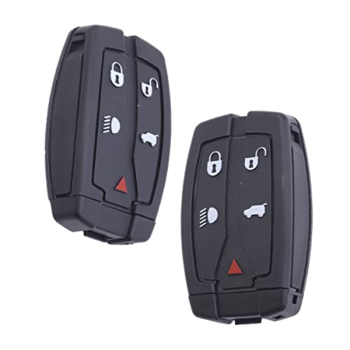 Clés de voiture NT8-TX9 pour Freelander 2 et LR2 2006-2012 lot de 2 télécommandes 5 boutons sans clé