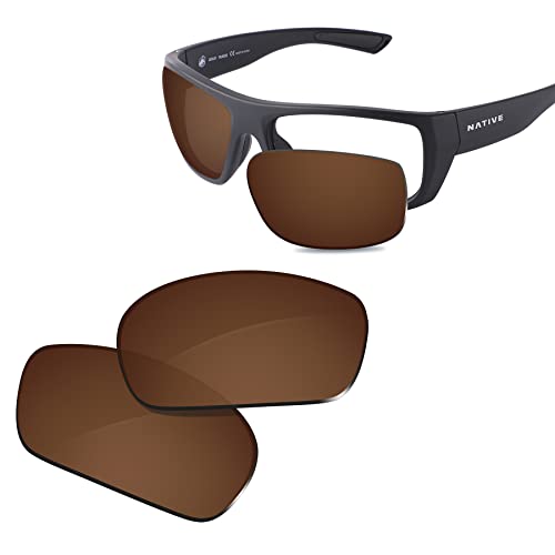 Image of 100% Precise-Fit Replacement Sunglass Lenses for Native Distiller XD9007-62mm