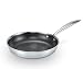 Produktbild LIVINGTON Titan Pan - Bratpfanne 28 cm - Edelstahl-Matrix & Diamant Anti-Haft-Veredelung - Backofenfest - für alle Herdarten - rostfreier Edelstahl - gleichmäßige Wärmeleitung - spülmaschinengeeignet