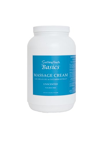Soothing Touch Basics Massage Cream, Unscented, 1 Gallon, Moistur...