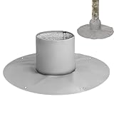 木の根プロテクター - 木や構造物を保護する効果的な根のバリア |造園に最適で、根の侵入を防ぎ、庭や庭の手入れに耐久性があり、取り付けが簡単なソリューションです。 ルートバリア 庭の根保護 木の根ガード 景観