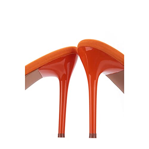 Cape Robbin Women's Stiletto Heel Sandals - Square Open Toe Slip-On High Heels with Braided Upper (Miella)4